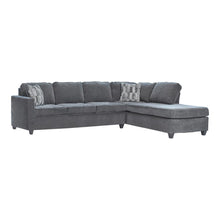 Load image into Gallery viewer, Mccord 2-piece Cushion Back Sectional Dark Grey
