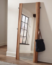 Load image into Gallery viewer, Winslow Standing Mirror Smokey Walnut and Coffee Bean
