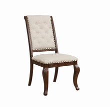 Load image into Gallery viewer, Brockway Tufted Dining Chairs Cream and Antique Java (Set of 2)
