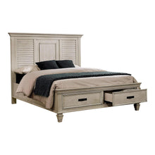 Load image into Gallery viewer, Franco Eastern King &amp; Queen Storage Bed Antique White

