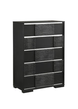 Load image into Gallery viewer, Blacktoft 5-drawer Chest Black
