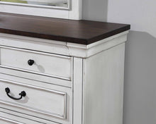 Load image into Gallery viewer, Hillcrest 9-drawer Dresser Dark Rum and White
