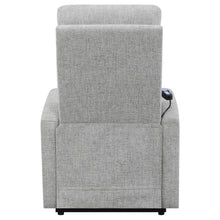 Load image into Gallery viewer, Howie Tufted Upholstered Power Lift Recliner Grey
