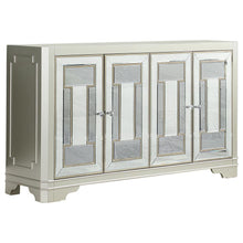 Load image into Gallery viewer, Toula 4-door Accent Cabinet Smoke and Champagne
