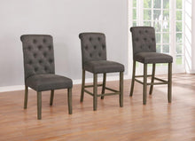 Load image into Gallery viewer, Balboa Tufted Back Bar Stools Grey and Rustic Brown (Set of 2)
