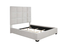 Load image into Gallery viewer, Panes Queen Tufted Upholstered Panel Bed Beige
