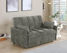 Load image into Gallery viewer, Cotswold Tufted Cushion Sleeper Sofa Bed Dark Grey

