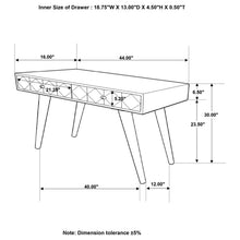 Load image into Gallery viewer, Alyssum Rectangular Storage Console Table Natural
