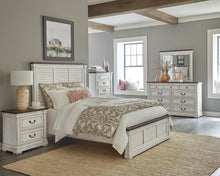 Load image into Gallery viewer, Hillcrest 2-drawer Nightstand Dark Rum and White
