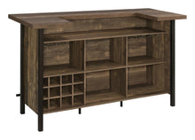 Load image into Gallery viewer, Bellemore Rectangular Storage Bar Unit Rustic Oak
