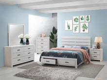 Load image into Gallery viewer, Brantford Eastern King Panel Bed Coastal White
