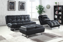 Load image into Gallery viewer, Dilleston Upholstered Chaise Black
