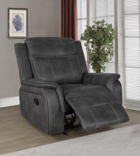 Load image into Gallery viewer, Lawrence Upholstered Tufted Back Glider Recliner
