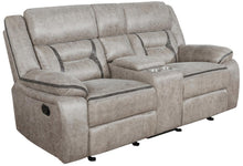 Load image into Gallery viewer, Greer Upholstered Tufted Back Glider Loveseat
