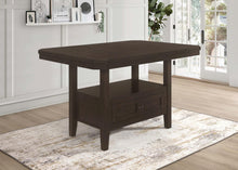 Load image into Gallery viewer, Prentiss Rectangular Counter Height Table with Butterfly Leaf Cappuccino
