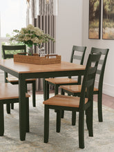 Load image into Gallery viewer, Gesthaven Dining Table with 4 Chairs and Bench (Set of 6)
