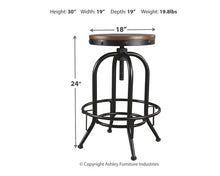 Load image into Gallery viewer, Valebeck Bar Height Bar Stool
