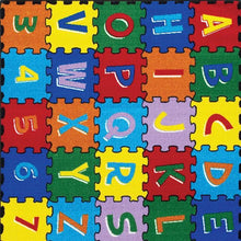 Load image into Gallery viewer, Abbey Alphabet/Multi 4&#39; 9&quot; X 6&#39; 9&quot; Area Rug
