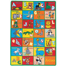 Load image into Gallery viewer, ABBEY Red &amp; Multi 5&#39; X 8&#39; Area Rug
