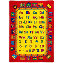 Load image into Gallery viewer, ABBEY Red &amp; Multi 5&#39; X 8&#39; Area Rug
