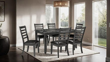 Load image into Gallery viewer, Adia 7 Pc Dinning Table Set Grey &amp; Brown
