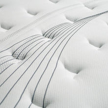 Load image into Gallery viewer, AFTON White/Gray 12&quot; Euro Box Pocket Coil, Cal.King, E king, Full, &amp; Queen
