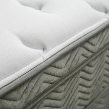 Load image into Gallery viewer, AFTON White/Gray 12&quot; Euro Box Pocket Coil, Cal.King, E king, Full, &amp; Queen
