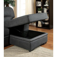 Load image into Gallery viewer, ALCESTER Brown &amp; Gray Sectional w/ Sleeper, Ash
