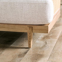 Load image into Gallery viewer, ALESUND Loveseat, Beige/Light Oak, Natural &amp; Brown
