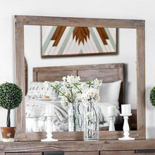 Load image into Gallery viewer, Wynton Weathered Light Oak Mirror

