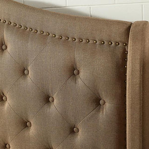 Carly Bed Grey & Brown