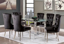 Load image into Gallery viewer, Casper 7 Pc Dining Table Set Chrome
