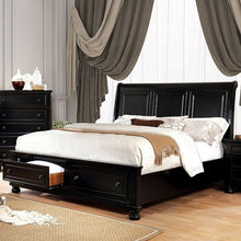 Load image into Gallery viewer, Castor Bed Black, Chrome, &amp; White
