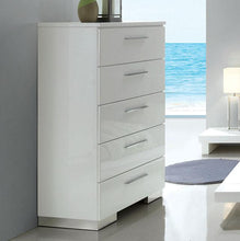 Load image into Gallery viewer, Christie Glossy White Chest
