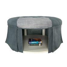 Load image into Gallery viewer, Claes Round Ottoman
