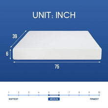 Load image into Gallery viewer, Artemisia 6&quot; Full, Queen, &amp; Twin Memory Foam Mattress
