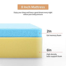Load image into Gallery viewer, Artemisia 8&quot; Memory Foam Mattress White
