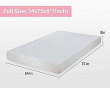 Load image into Gallery viewer, Artemisia 8&quot; Memory Foam Mattress White
