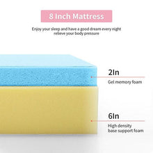 Load image into Gallery viewer, Artemisia 8&quot; Memory Foam Mattress White

