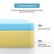 Load image into Gallery viewer, Artemisia 8&quot; Memory Foam Mattress White
