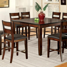 Load image into Gallery viewer, DICKINSON II Dark Cherry Counter Ht. Table w/ 18" Leaf
