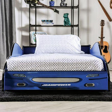 Load image into Gallery viewer, DUSTRACK Twin Bed, Blue &amp; Red
