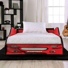 Load image into Gallery viewer, DUSTRACK Twin Bed, Blue &amp; Red
