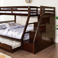 Load image into Gallery viewer, Ellington Twin/Full Bunk Bed White &amp; Espresso
