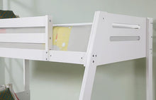Load image into Gallery viewer, Emilee Twin/Full Bunk Bed White, Grey, Espresso, &amp; Black
