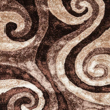 Load image into Gallery viewer, Fermont Brown Beige 5' X 8' Area Rug
