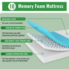 Load image into Gallery viewer, Coreopsis 10" Twin Memory Foam Wave Comfort
