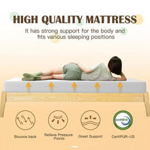 Load image into Gallery viewer, Forsythia 8" Full Green Tea Gel Memory Foam
