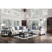 Load image into Gallery viewer, Giovanni Beige/Blue Sofa
