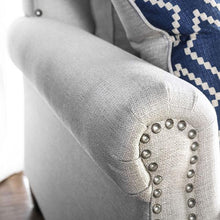 Load image into Gallery viewer, Giovanni Beige/Blue Sofa
